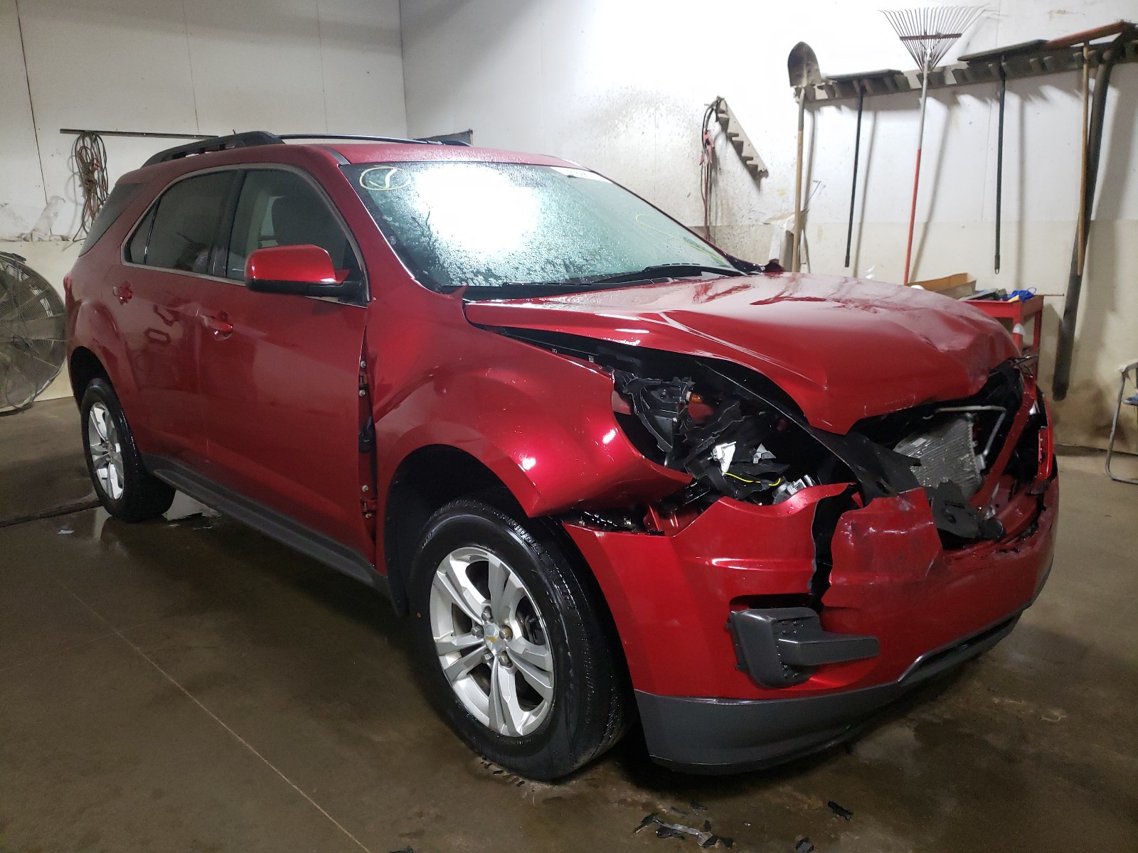 CHEVROLET EQUINOX LT 2013 with VIN 1GNALDEK0DZ129619 - Photo from auction