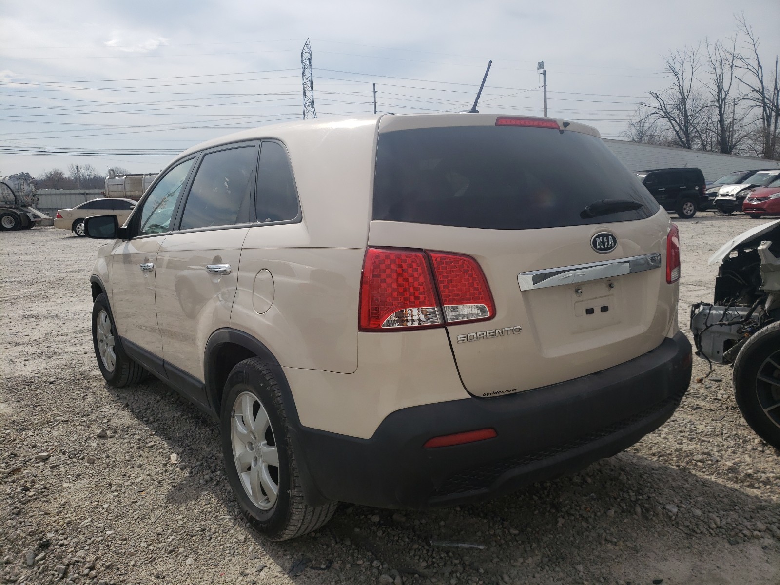 Photo 3 from auction – 2012 KIA SORENTO BA with VIN 5XYKT3A17CG192301
