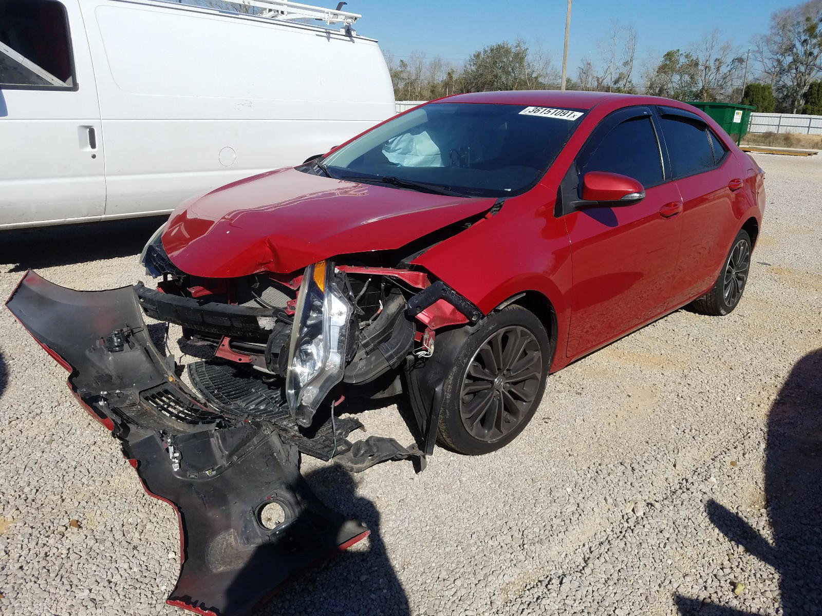 Photo 2 from auction – 2014 TOYOTA COROLLA L with VIN 2T1BURHE0EC050010