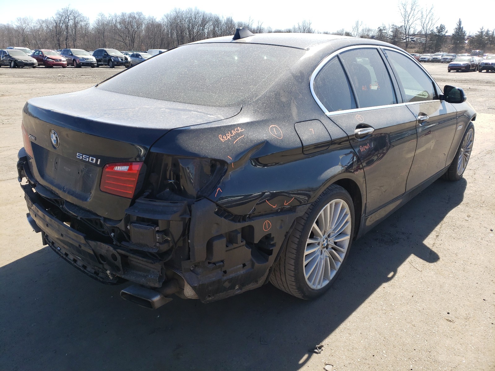 Photo 4 from auction – 2014 BMW 550 XI with VIN WBAKP9C56ED692052