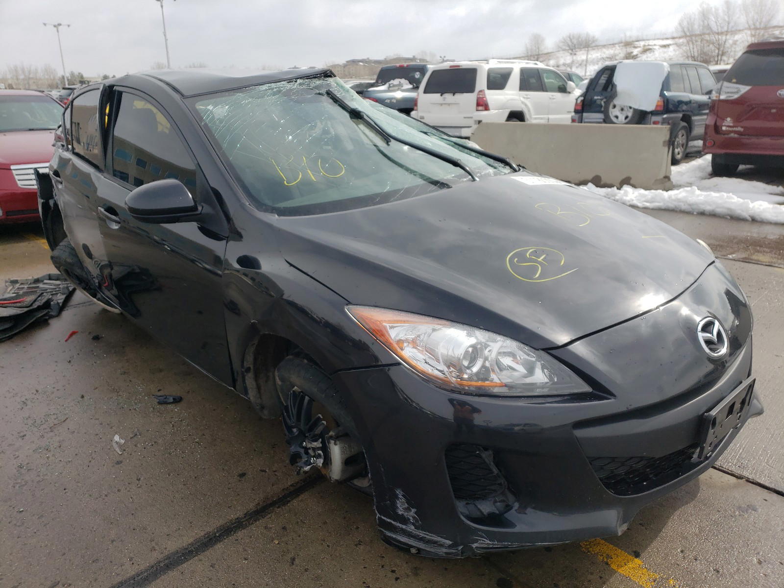MAZDA 3 I 2012 with VIN JM1BL1UF9C1645474 - Photo from auction