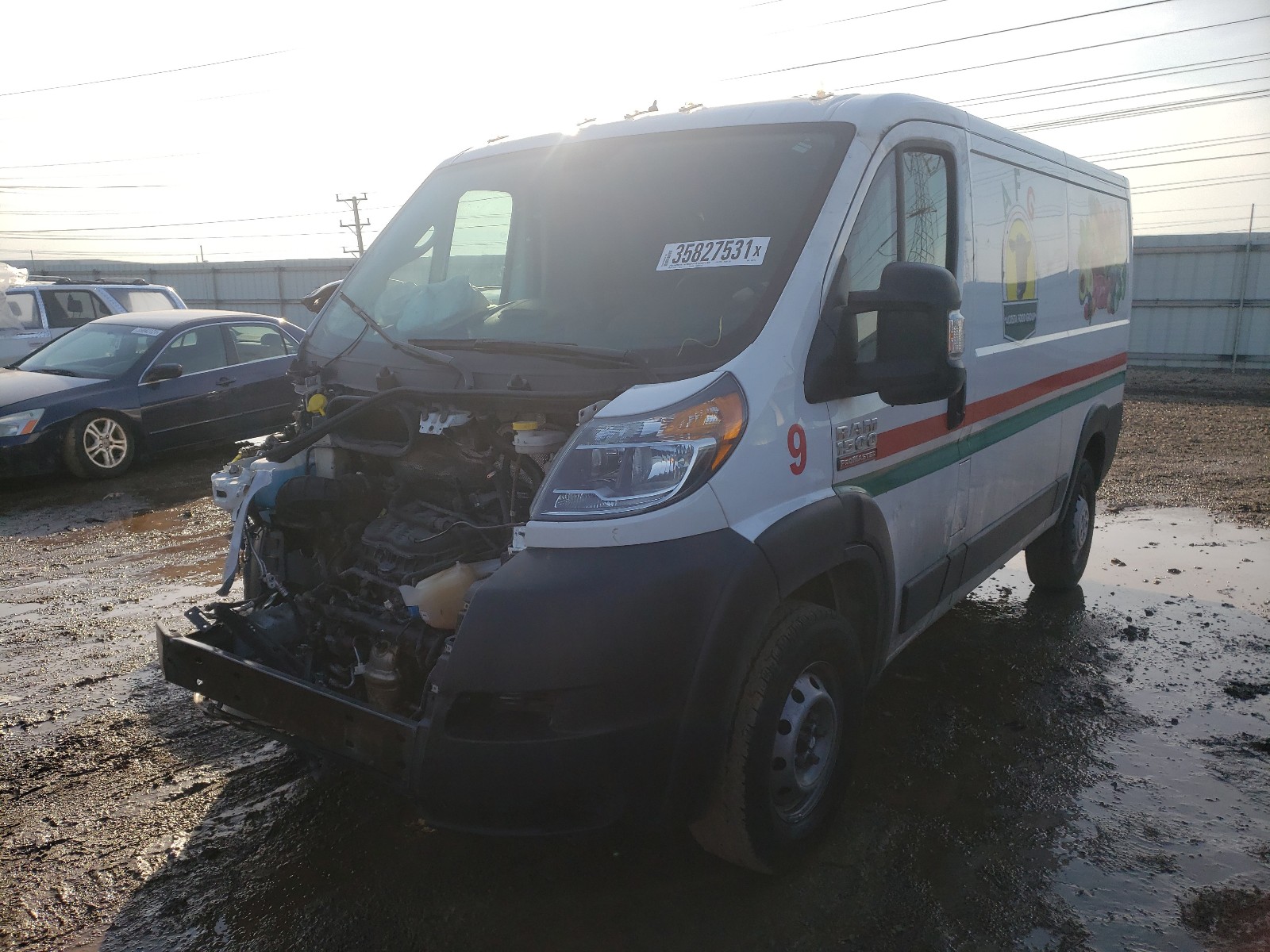 Фото 2 с аукциона – 2019 RAM PROMASTER с VIN 3C6TRVAG8KE509279