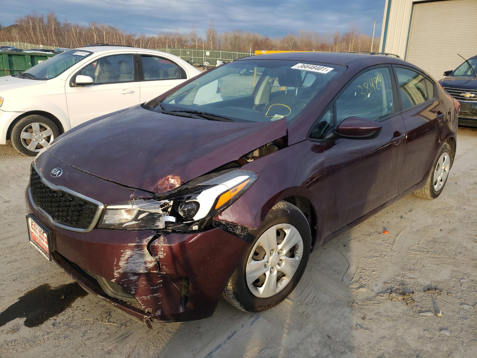 Photo 2 from auction – 2017 KIA FORTE LX with VIN 3KPFK4A78HE012942