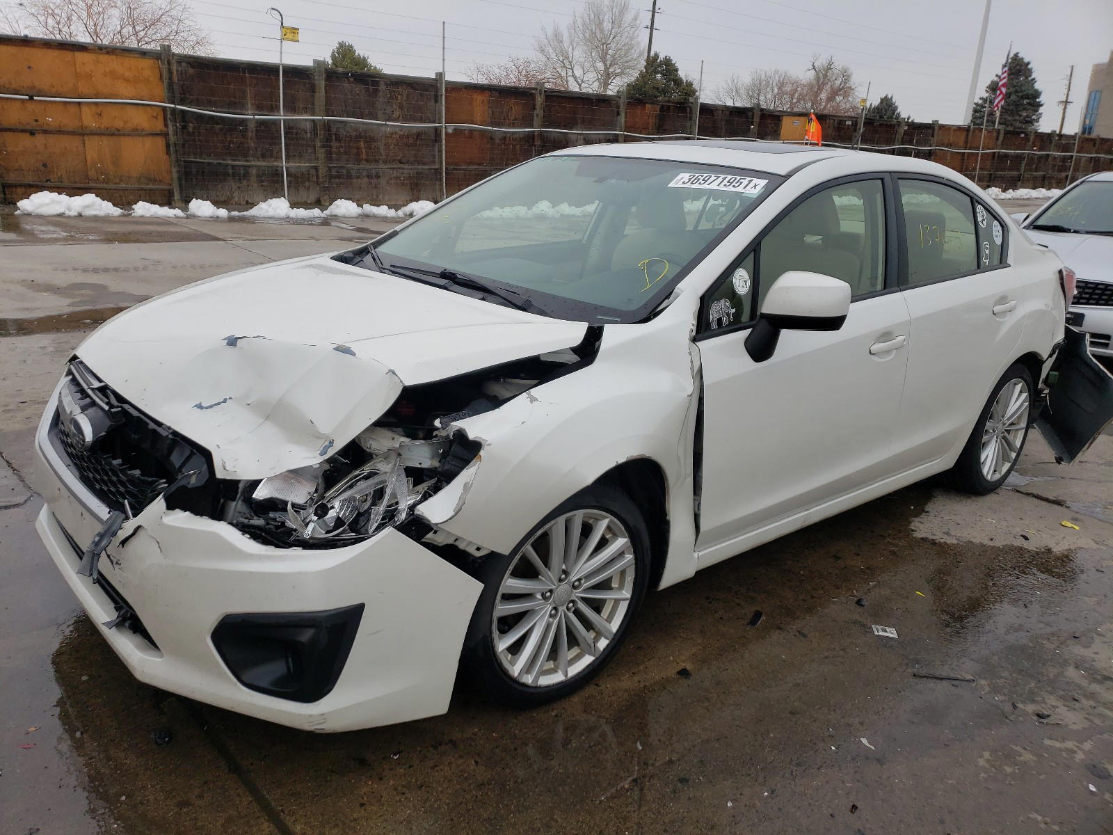 Photo 2 from auction – 2013 SUBARU IMPREZA PR with VIN JF1GJAD60DG022311