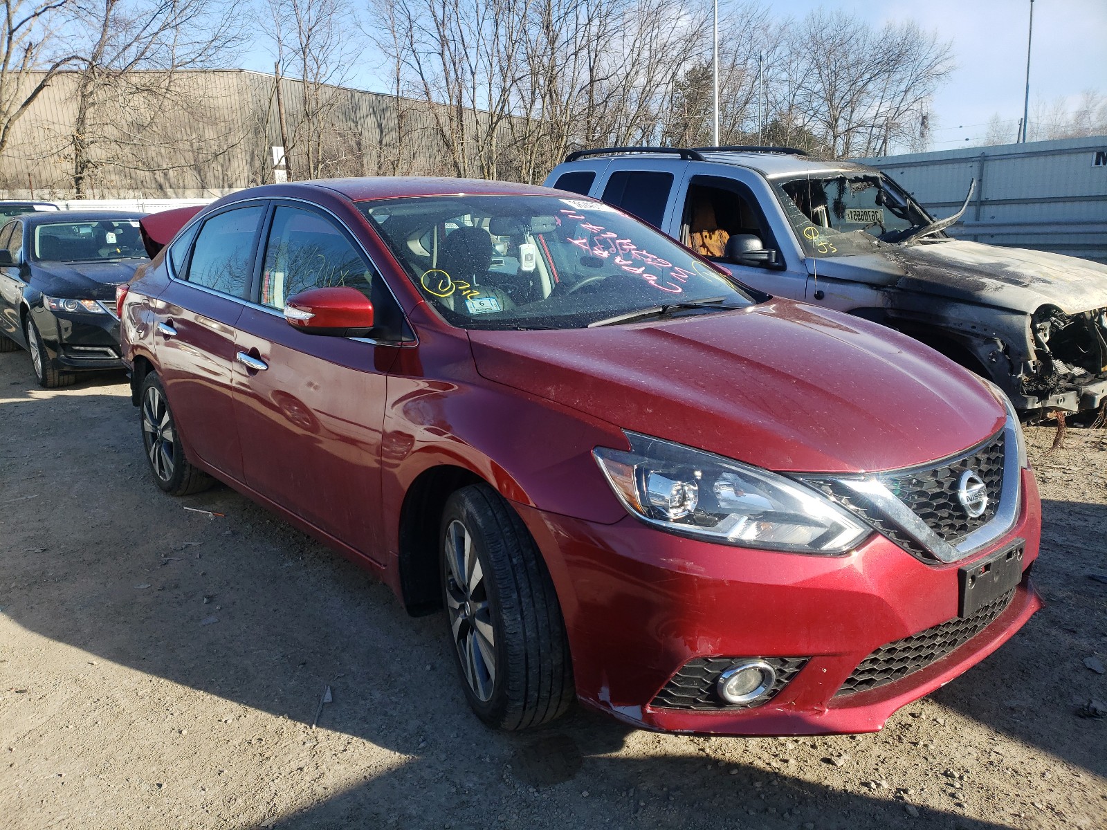 NISSAN SENTRA 2017 with VIN 3N1AB7AP0HY401264 - Photo from auction