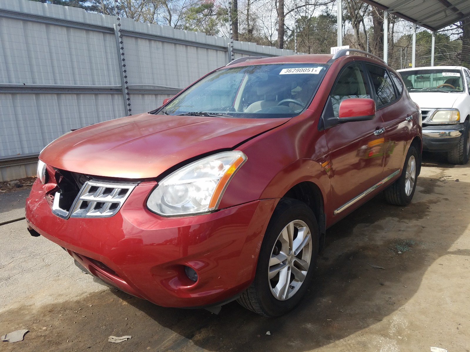 Photo 2 from auction – 2012 NISSAN ROGUE S with VIN JN8AS5MT3CW254517