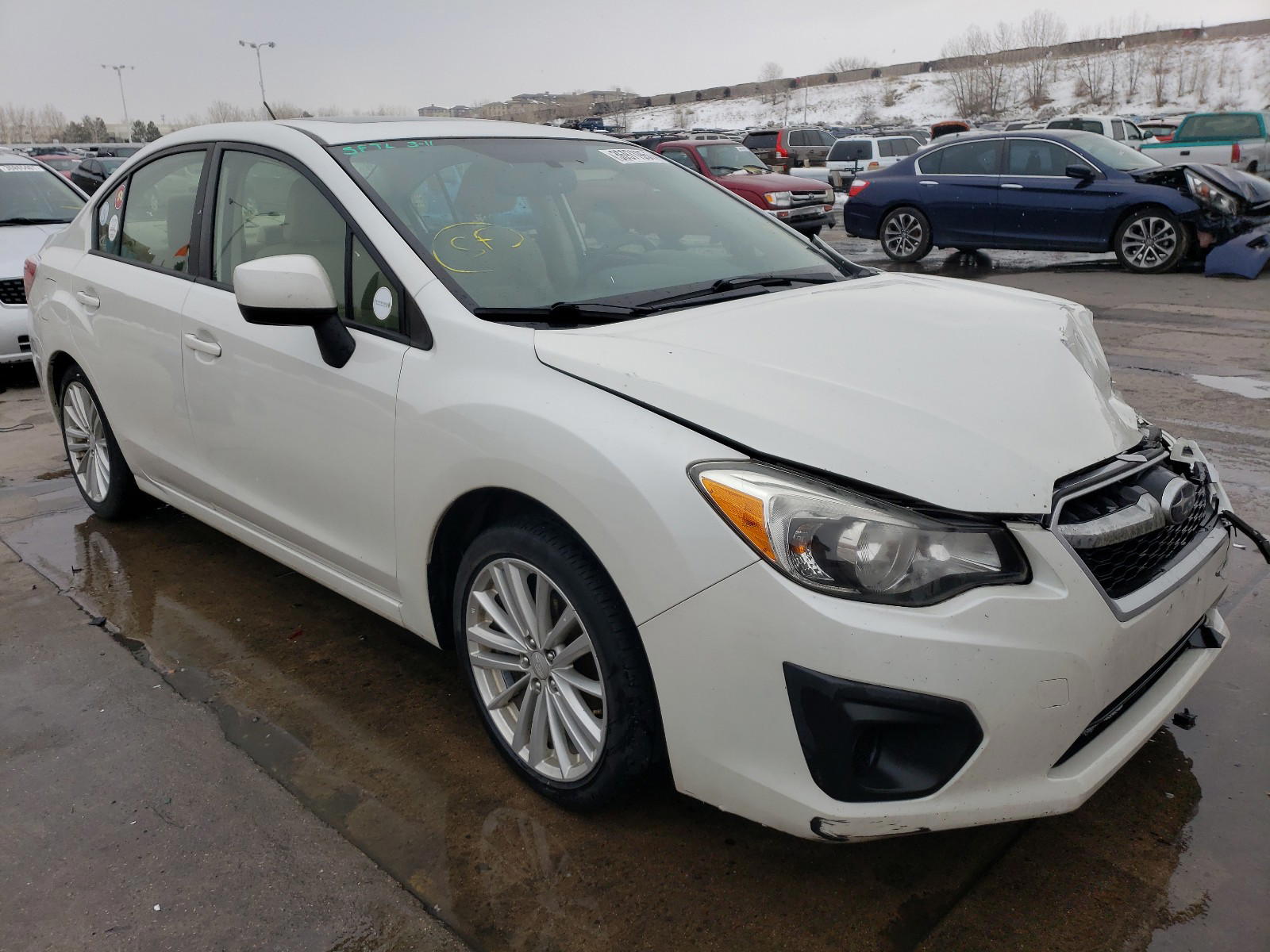 SUBARU IMPREZA PR 2013 with VIN JF1GJAD60DG022311 - Photo from auction