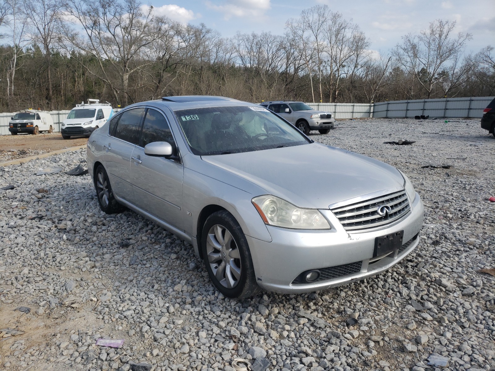 INFINITI M35 BASE 2007 with VIN JNKAY01F37M461470 - Photo from auction