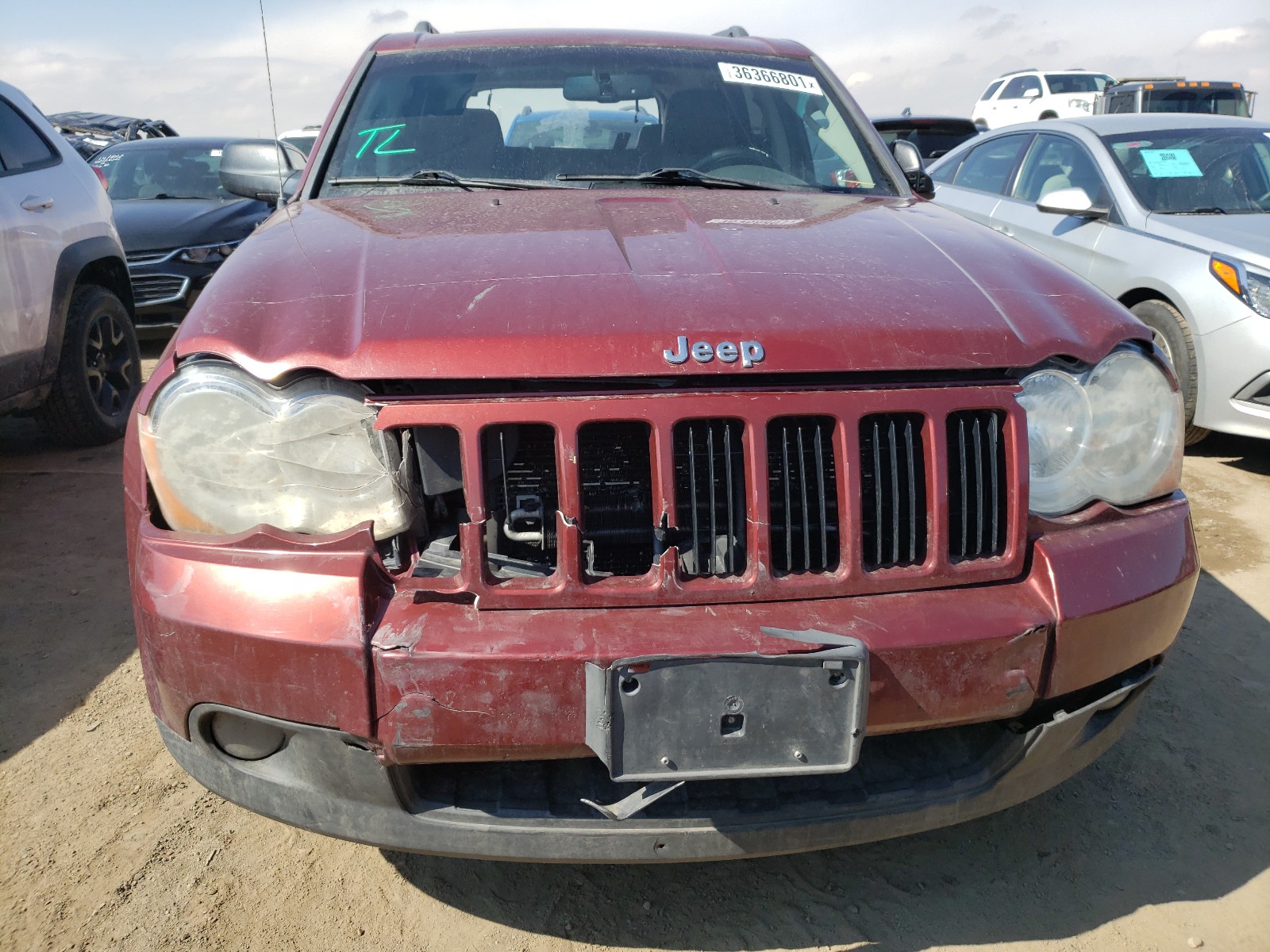 Photo 9 from auction – 2008 JEEP GRAND CHER with VIN 1J8GR48K78C137716