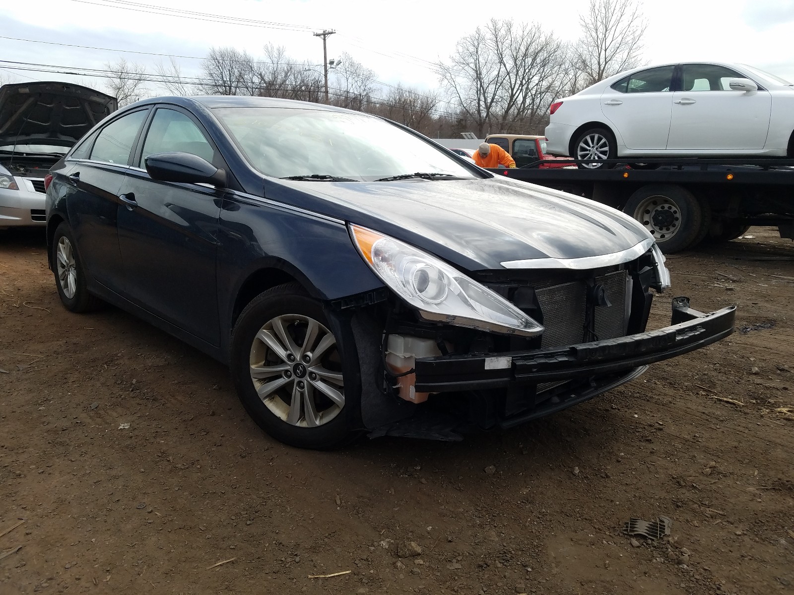 HYUNDAI SONATA GLS 2013 with VIN 5NPEB4AC8DH641728 - Photo from auction