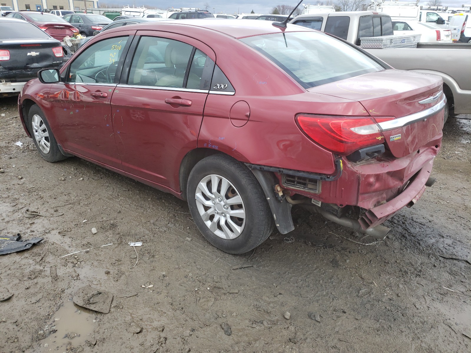 Photo 3 from auction – 2014 CHRYSLER 200 TOURIN with VIN 1C3CCBBG9EN105709