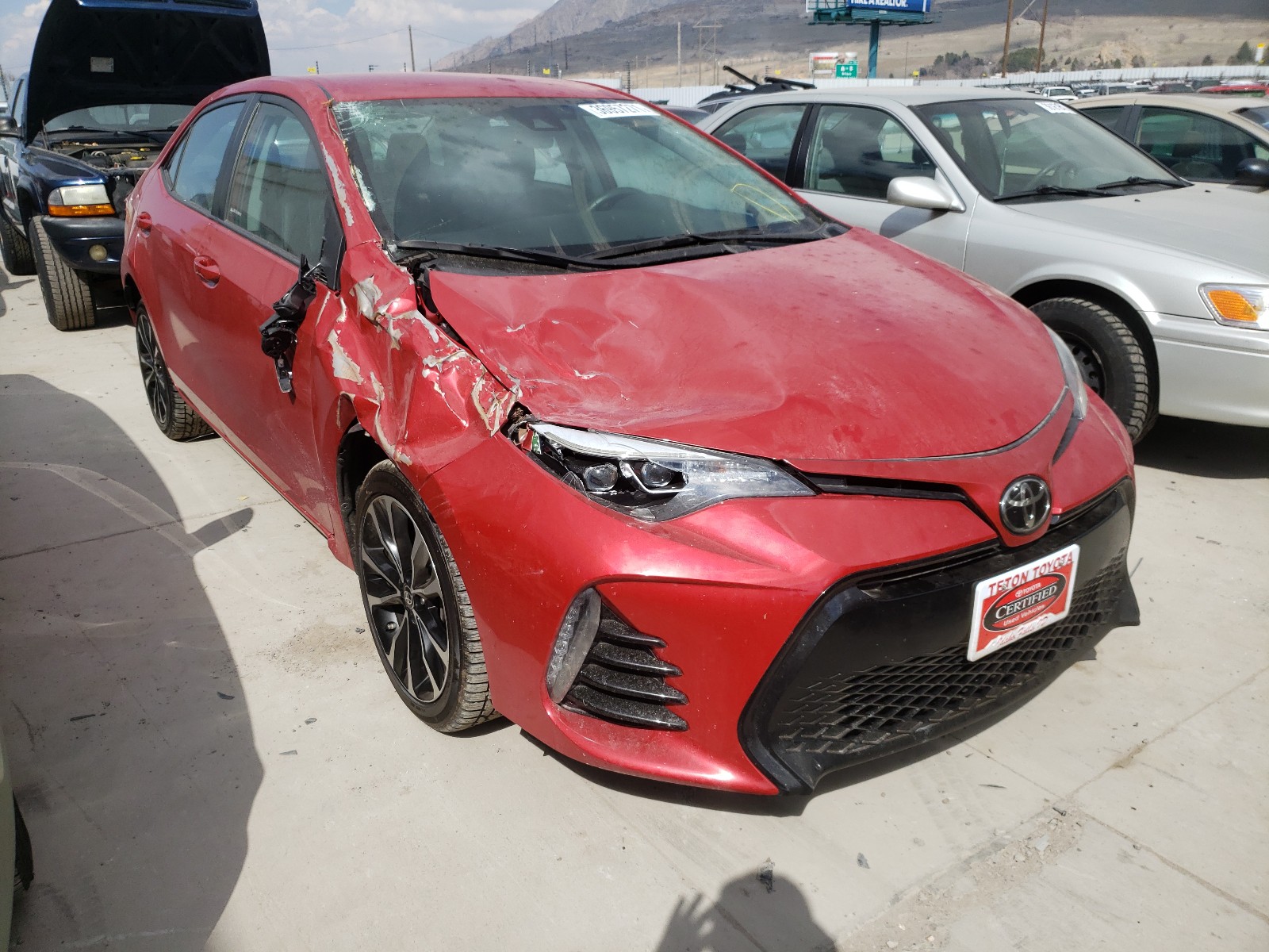 Photo 1 from auction – 2018 TOYOTA COROLLA L with VIN 2T1BURHEXJC984363