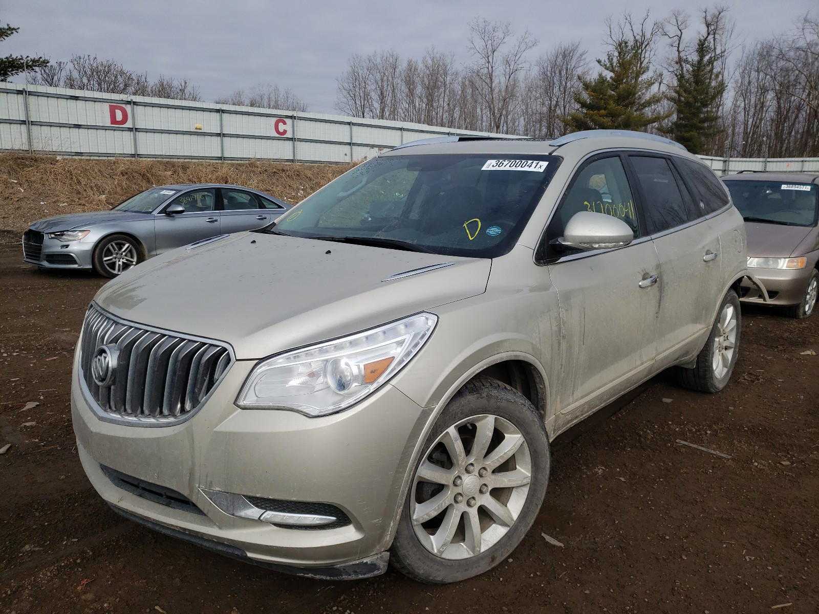 Photo 2 from auction – 2013 BUICK ENCLAVE with VIN 5GAKVDKD5DJ129273