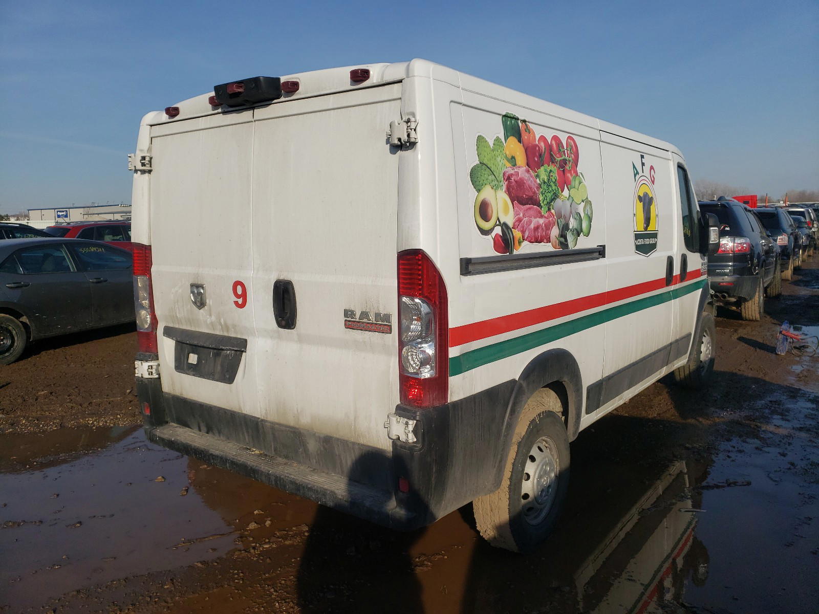 Photo 4 from auction – 2019 RAM PROMASTER with VIN 3C6TRVAG8KE509279