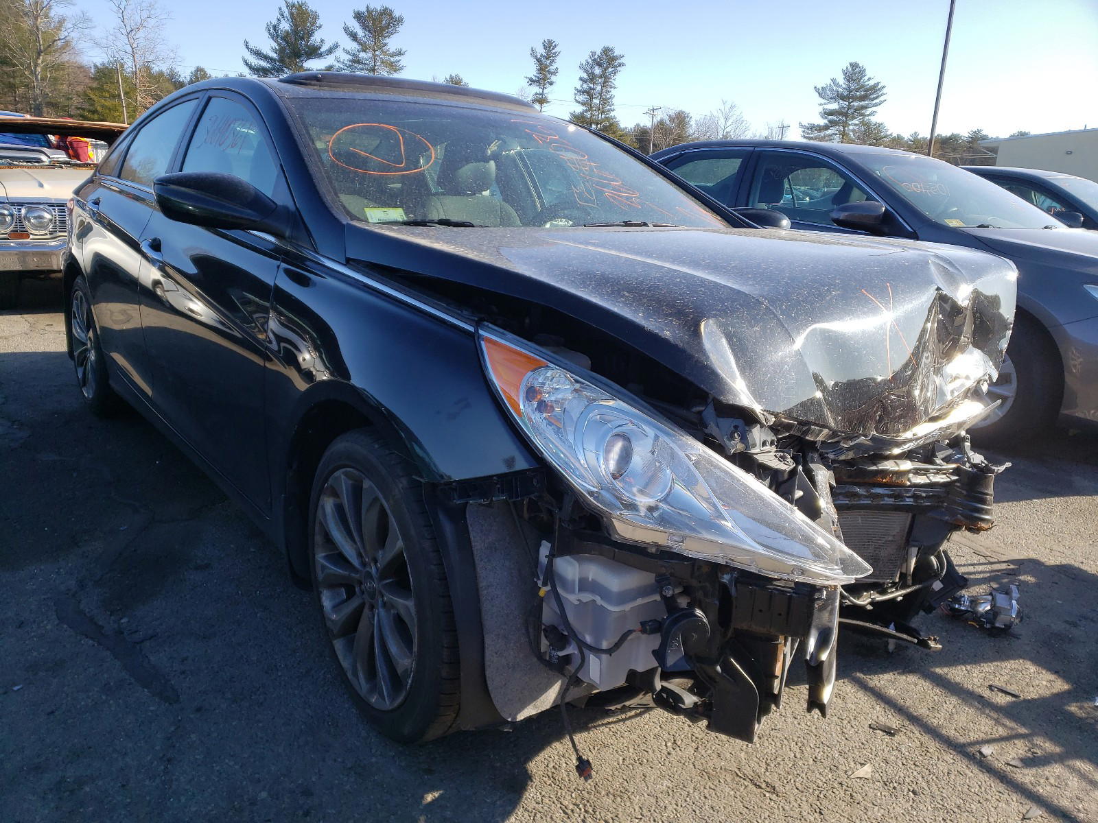 HYUNDAI SONATA SE 2012 with VIN 5NPEC4AC7CH387490 - Photo from auction
