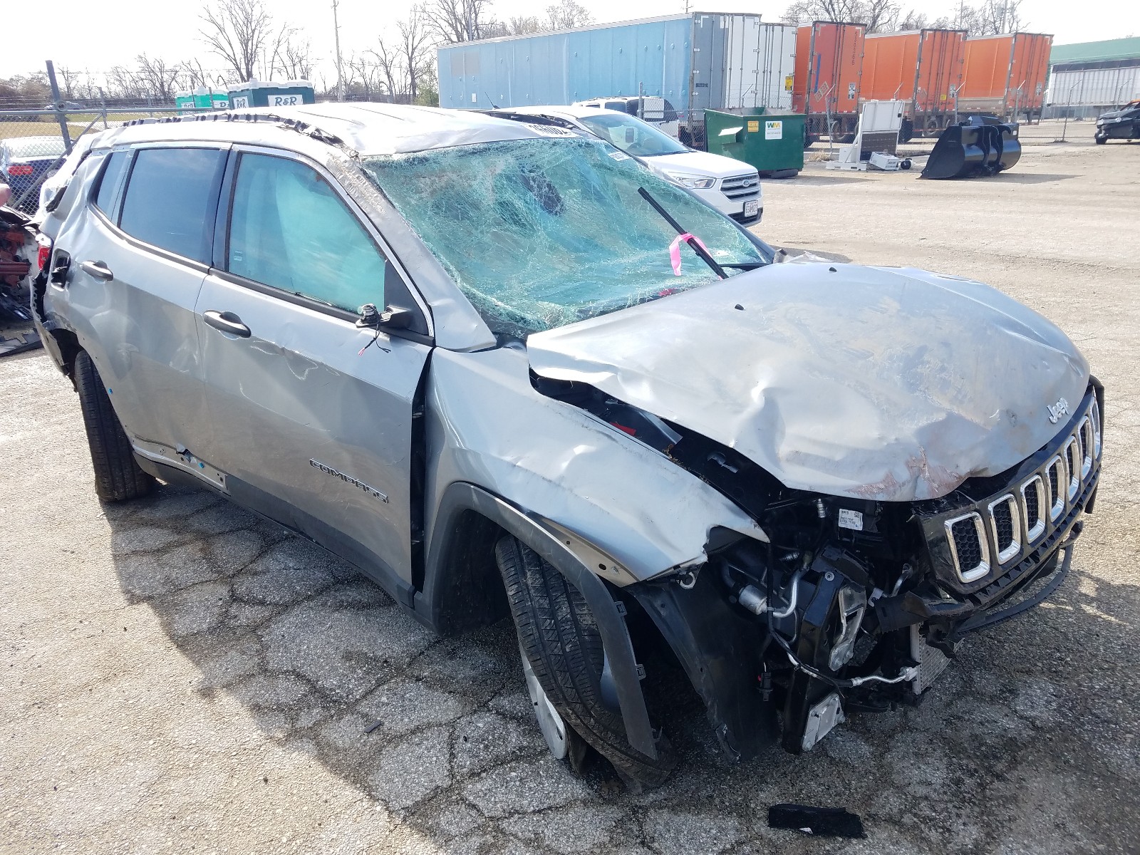 Photo 1 from auction – 2020 JEEP COMPASS SP with VIN 3C4NJCABXLL253421