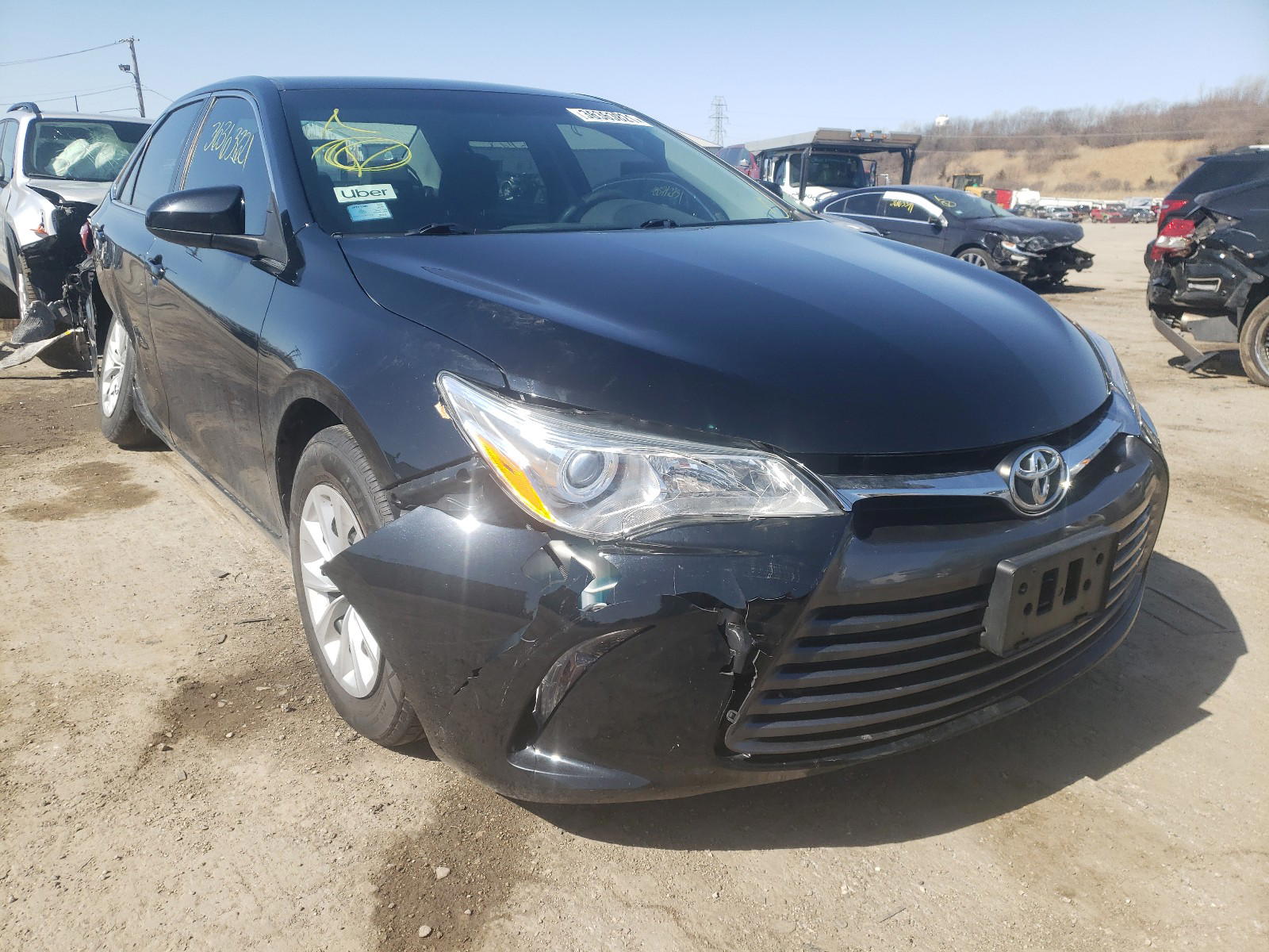 TOYOTA CAMRY LE 2016 with VIN 4T4BF1FK9GR577278 - Photo from auction