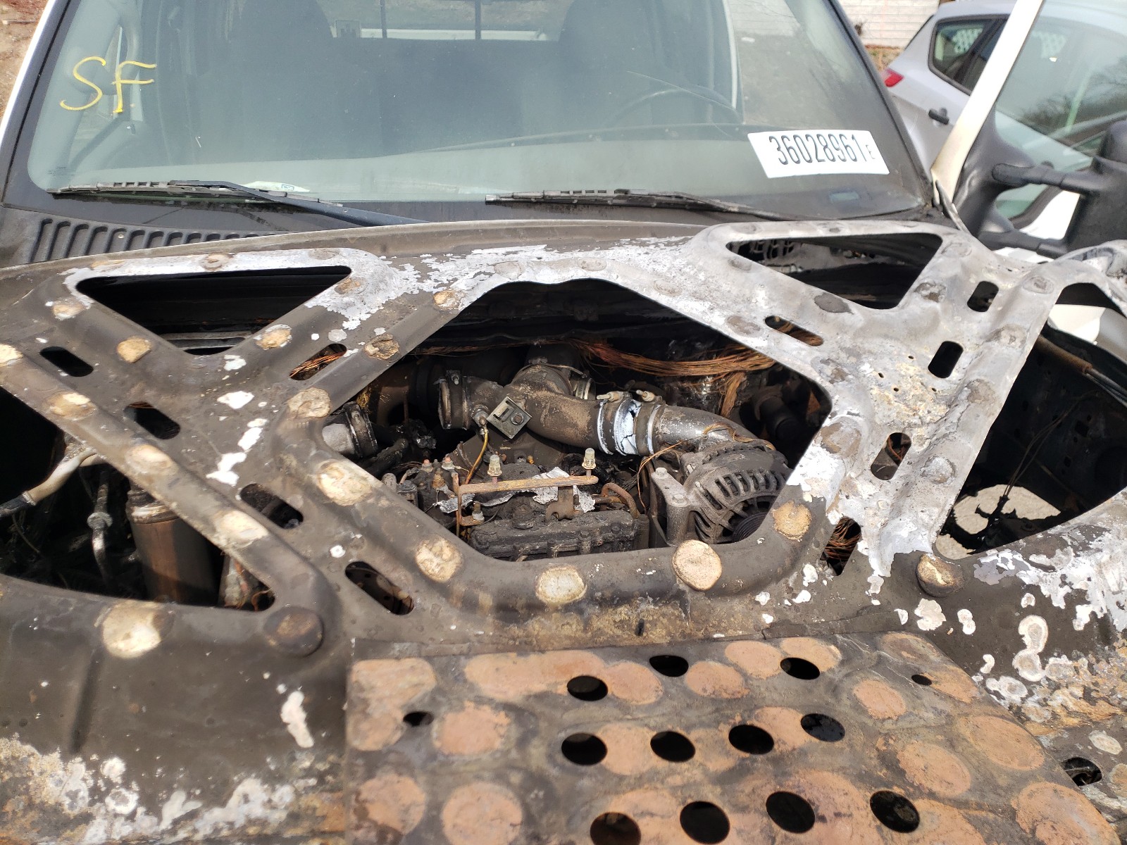 Photo 7 from auction – 2002 FORD F250 SUPER with VIN 1FTNW21F42EA83456