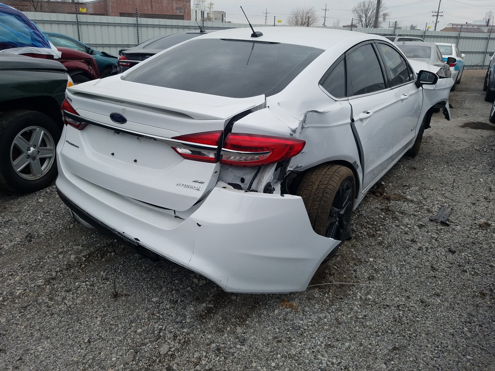 Photo 4 from auction – 2018 FORD FUSION SE with VIN 3FA6P0LU0JR117072