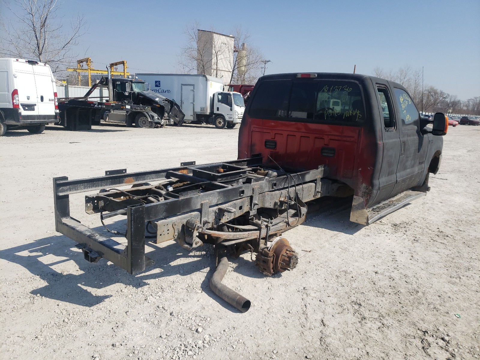Photo 4 from auction – 2003 FORD F250 SUPER with VIN 1FTNX21P43EC75855