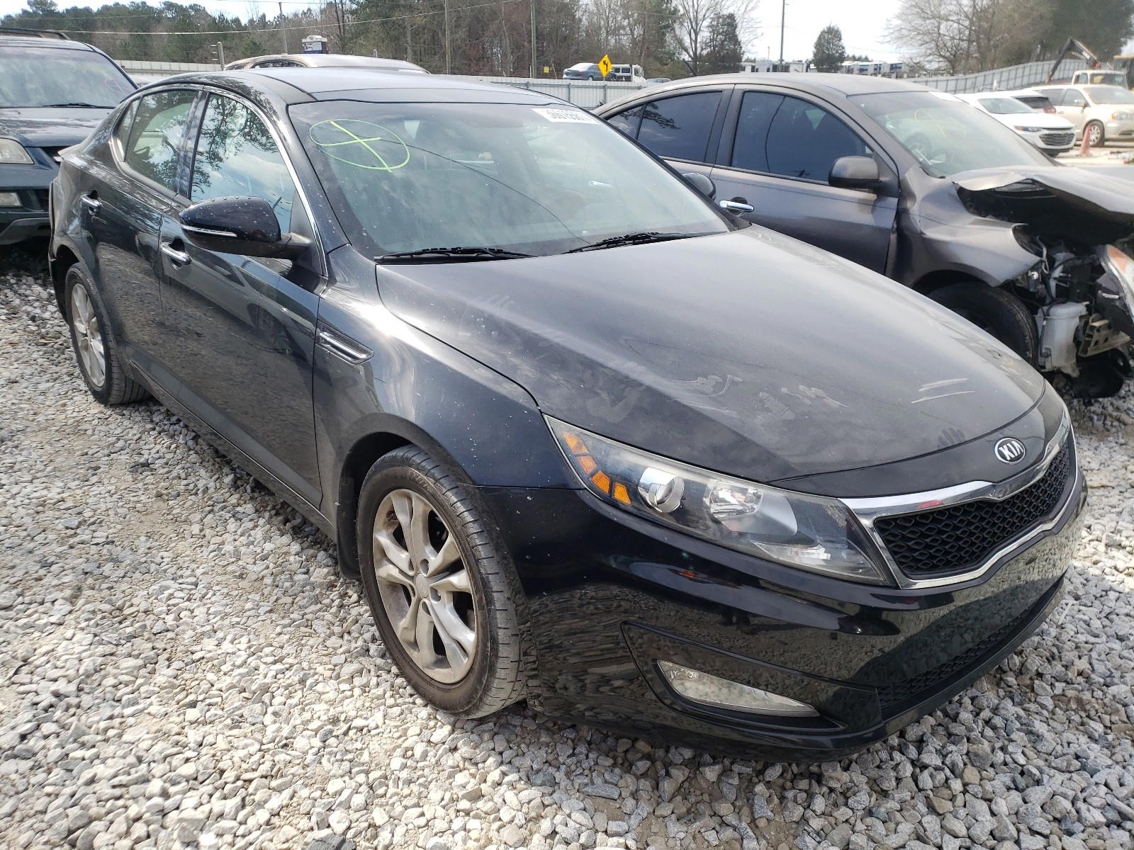 KIA OPTIMA EX 2013 with VIN 5XXGN4A73DG165595 - Photo from auction