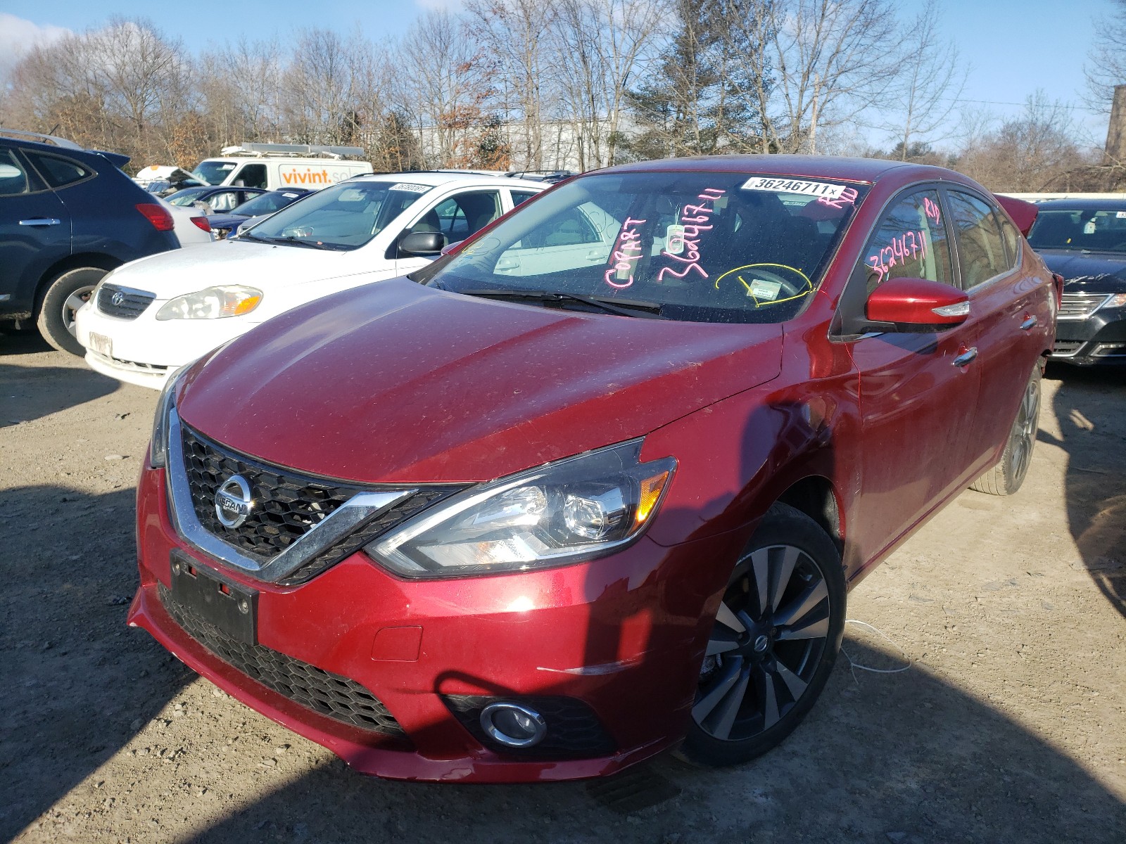 Photo 2 from auction – 2017 NISSAN SENTRA with VIN 3N1AB7AP0HY401264