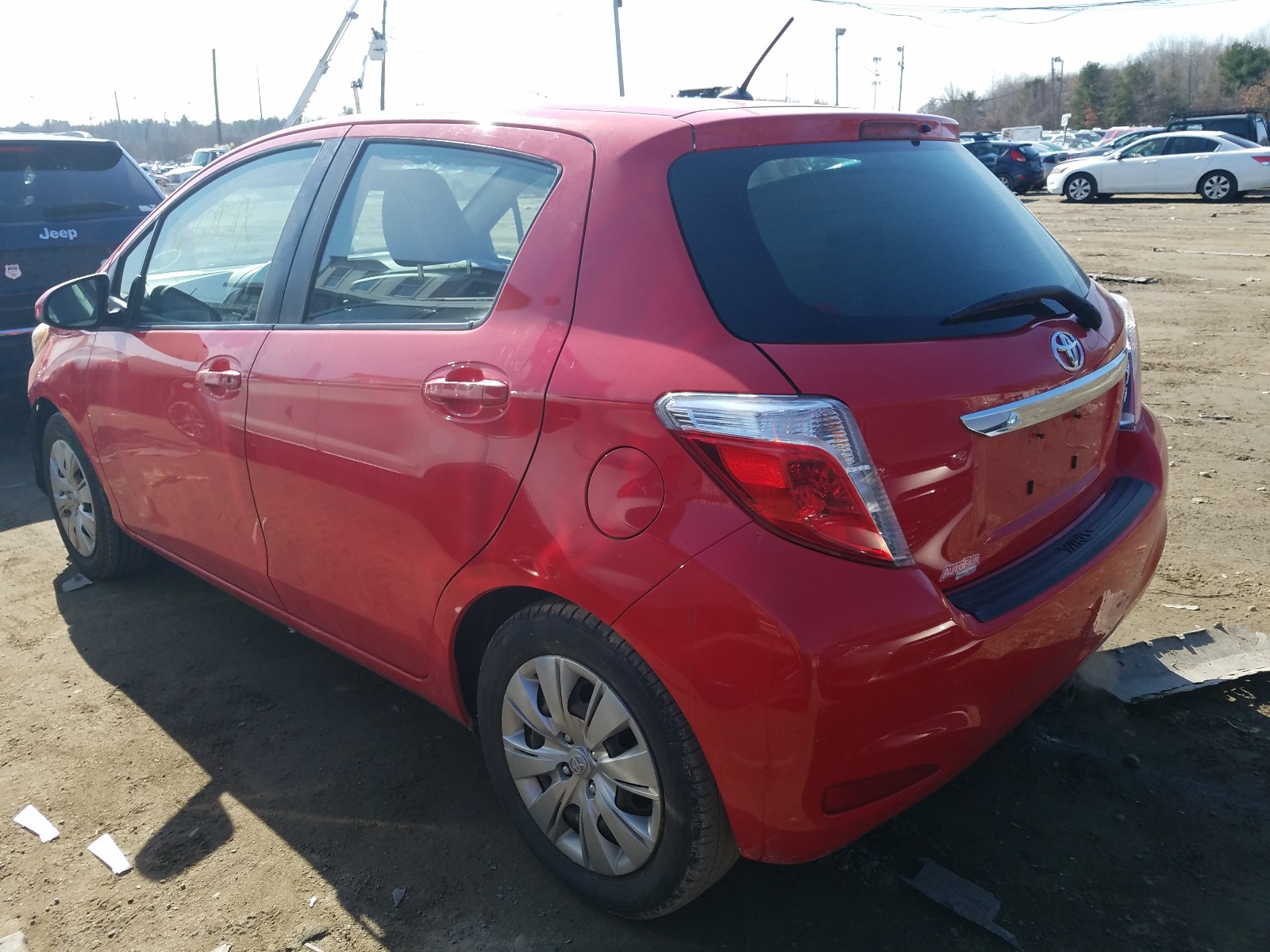 Photo 3 from auction – 2012 TOYOTA YARIS with VIN JTDKTUD3XCD507299