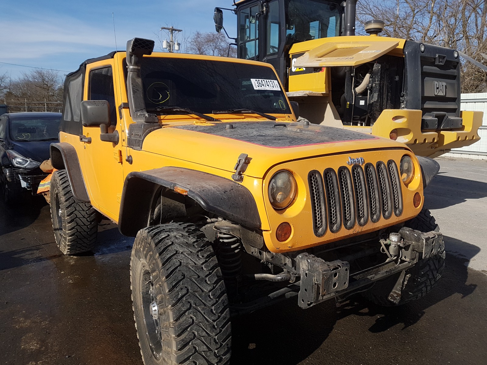 JEEP WRANGLER S 2012 with VIN 1C4AJWAG7CL203941 - Photo from auction