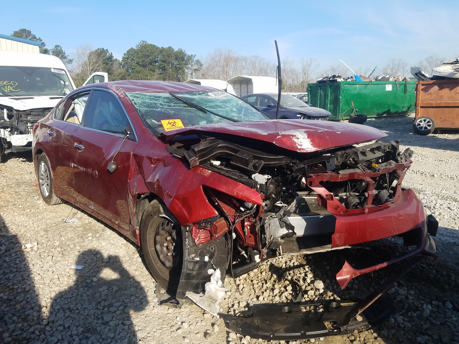 NISSAN ALTIMA 2.5 2016 with VIN 1N4AL3AP2GC171405 - Photo from auction