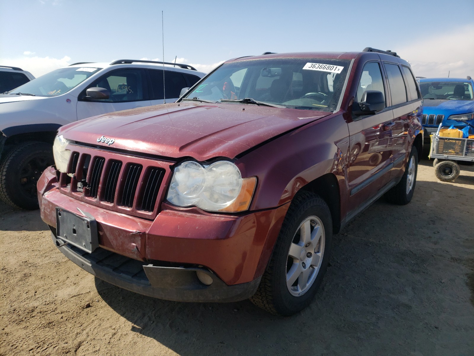 Photo 2 from auction – 2008 JEEP GRAND CHER with VIN 1J8GR48K78C137716