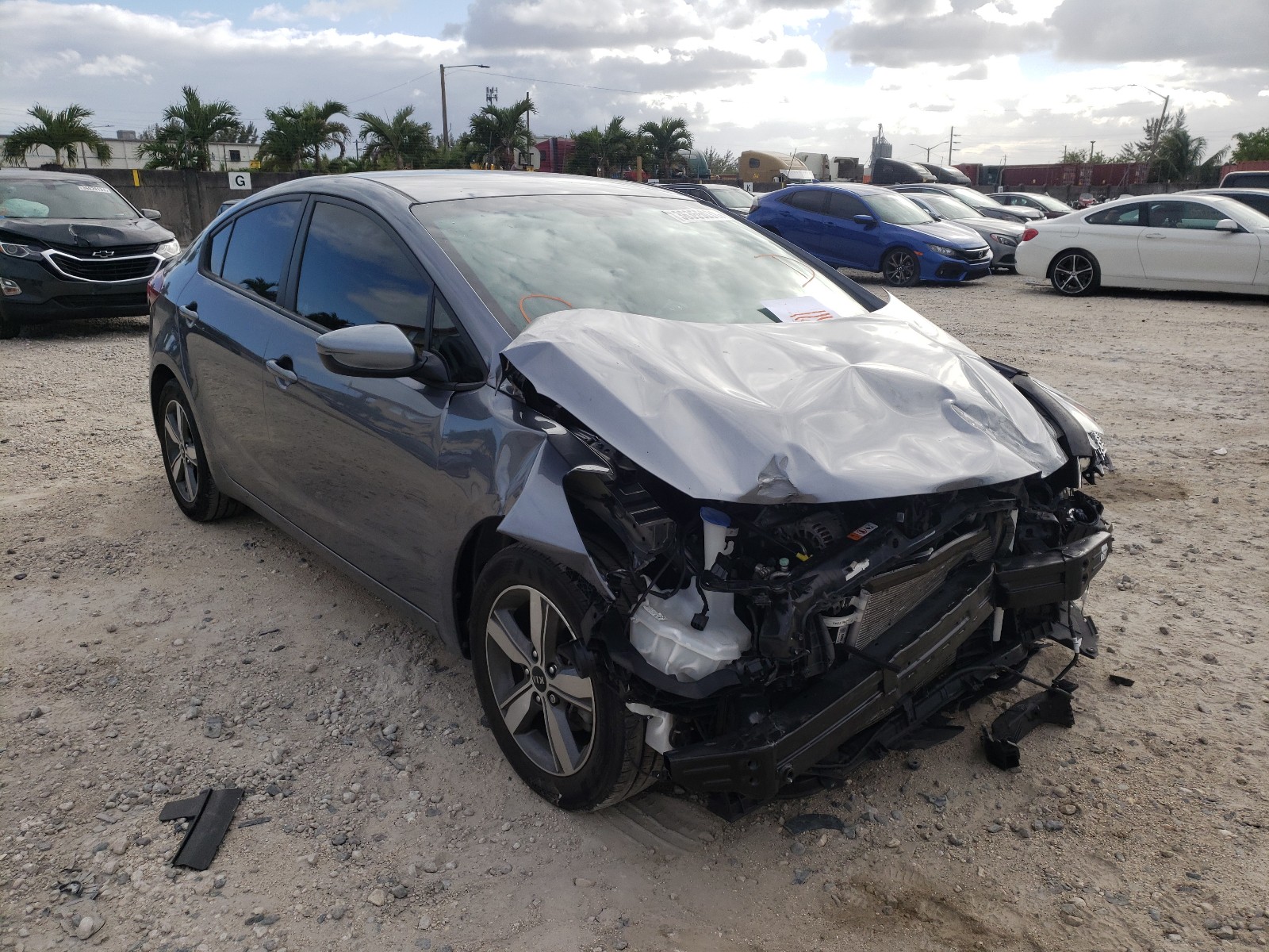 KIA FORTE LX 2018 with VIN 3KPFL4A70JE253932 - Photo from auction