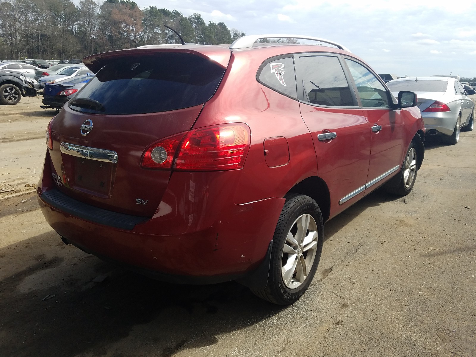 Photo 4 from auction – 2012 NISSAN ROGUE S with VIN JN8AS5MT3CW254517