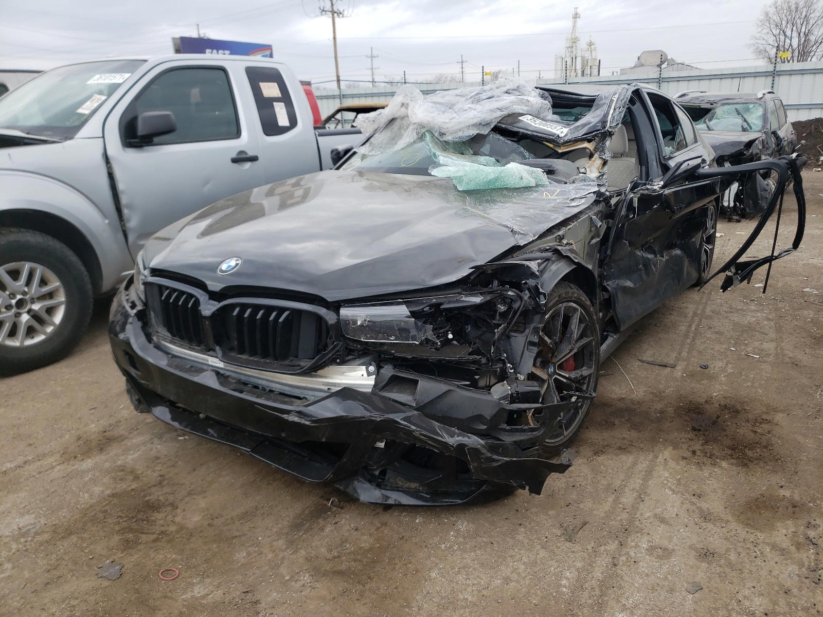 Photo 2 from auction – 2021 BMW M550XI with VIN WBA13BK01MCF08261