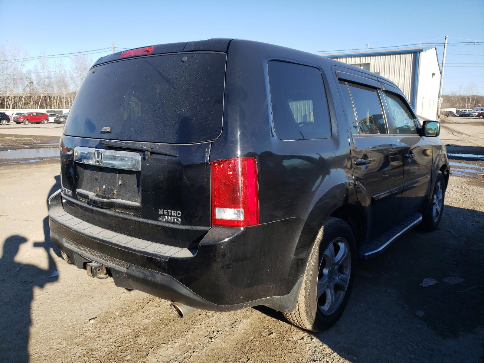 Photo 4 from auction – 2012 HONDA PILOT EXLN with VIN 5FNYF4H79CB001292
