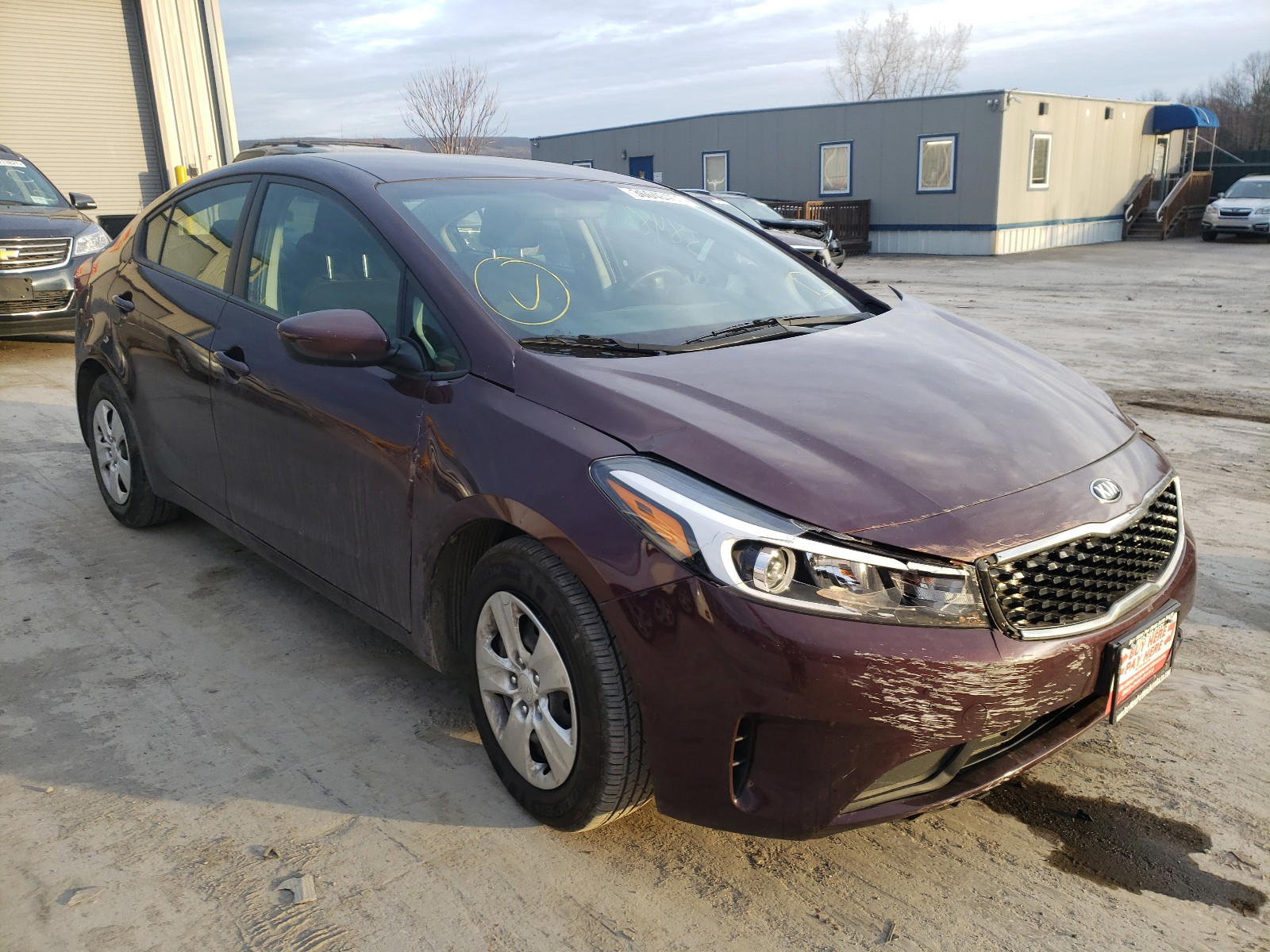 KIA FORTE LX 2017 with VIN 3KPFK4A78HE012942 - Photo from auction