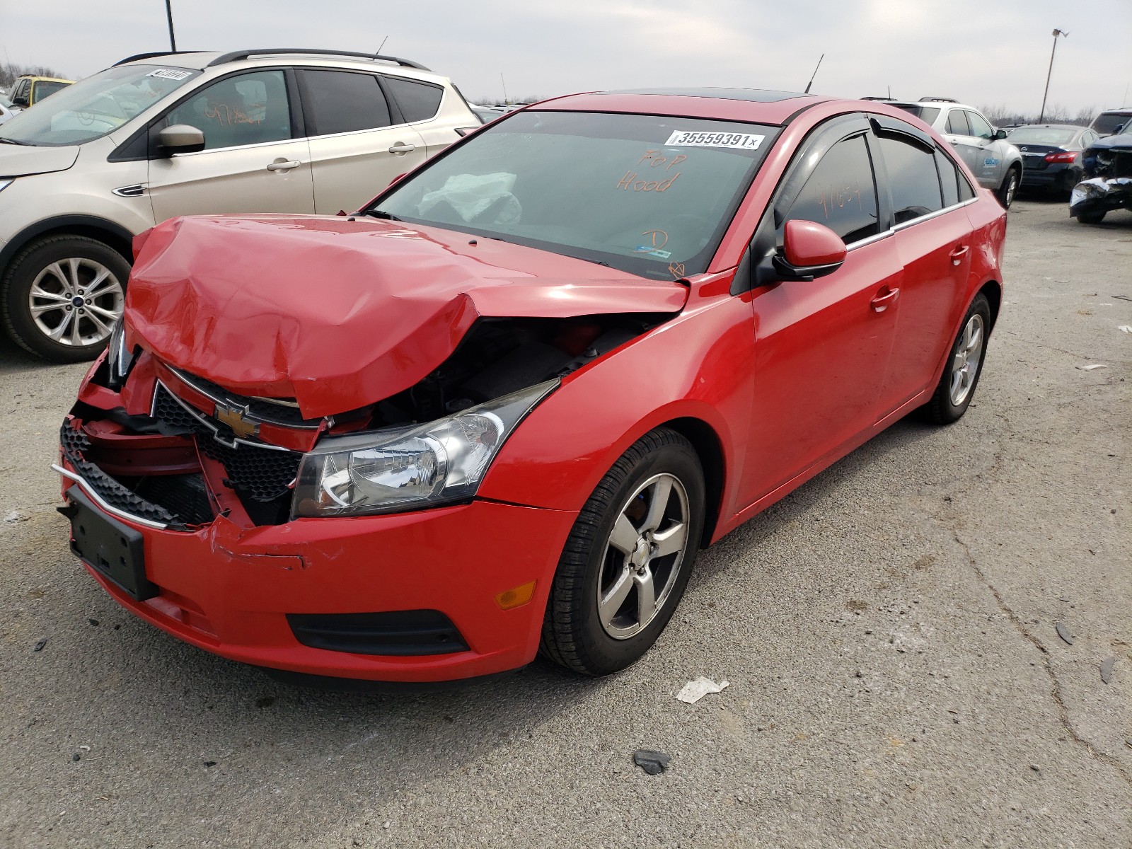 Photo 2 from auction – 2014 CHEVROLET CRUZE LT with VIN 1G1PC5SB7E7206280