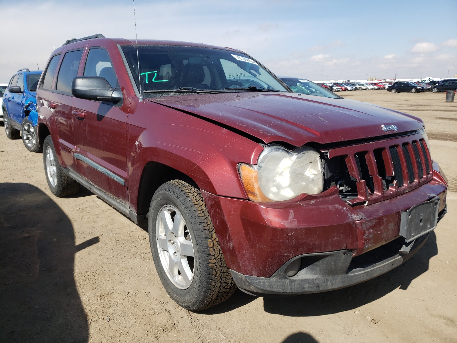 JEEP GRAND CHER 2008 with VIN 1J8GR48K78C137716 - Photo from auction