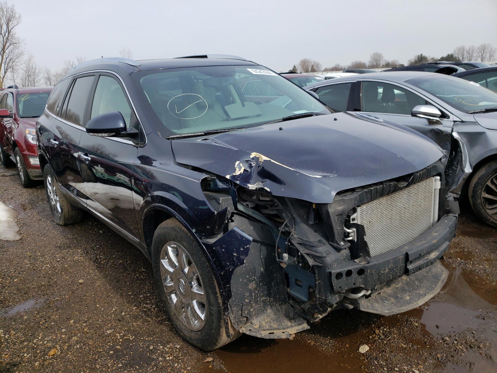 BUICK ENCLAVE 2015 with VIN 5GAKVBKD5FJ244897 - Photo from auction