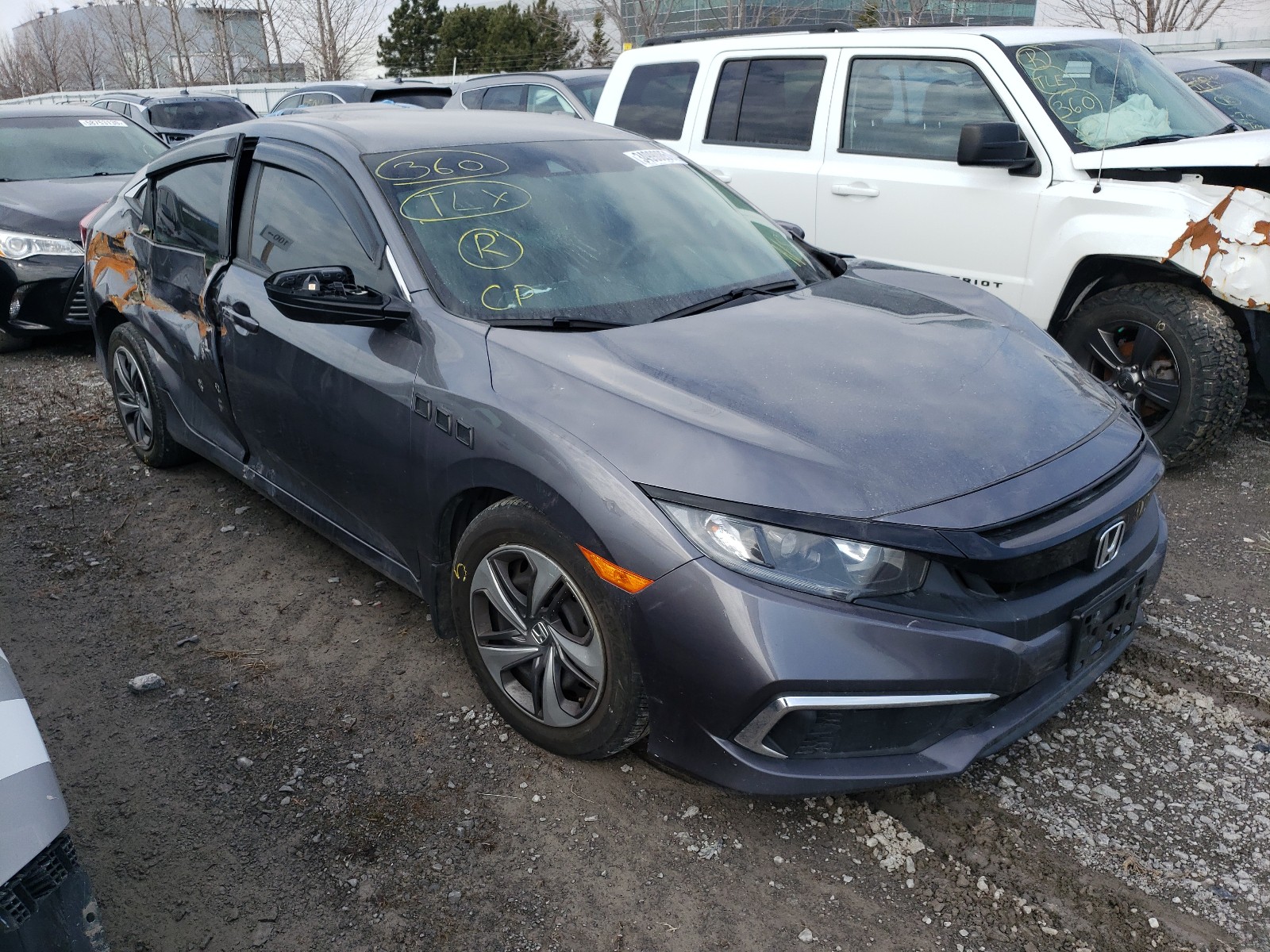 Photo 1 from auction – 2019 HONDA CIVIC LX with VIN 2HGFC2F56KH002058