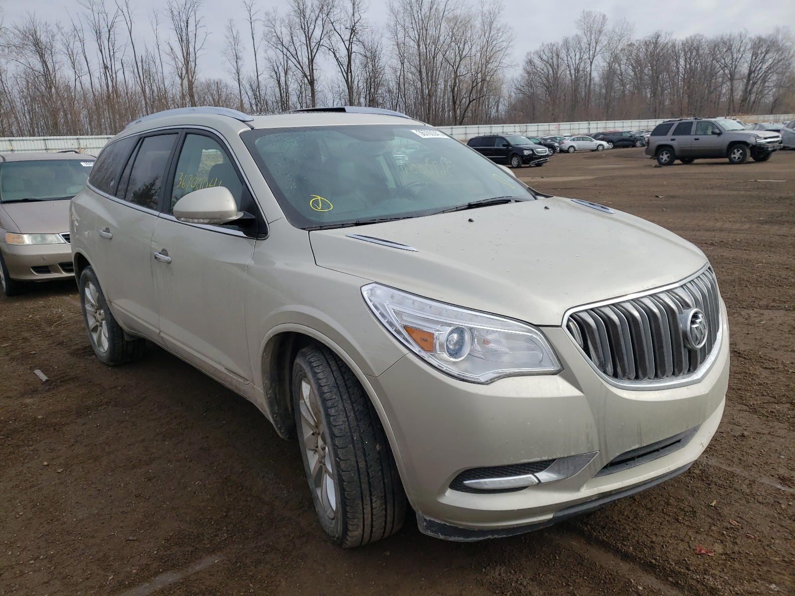 BUICK ENCLAVE 2013 with VIN 5GAKVDKD5DJ129273 - Photo from auction