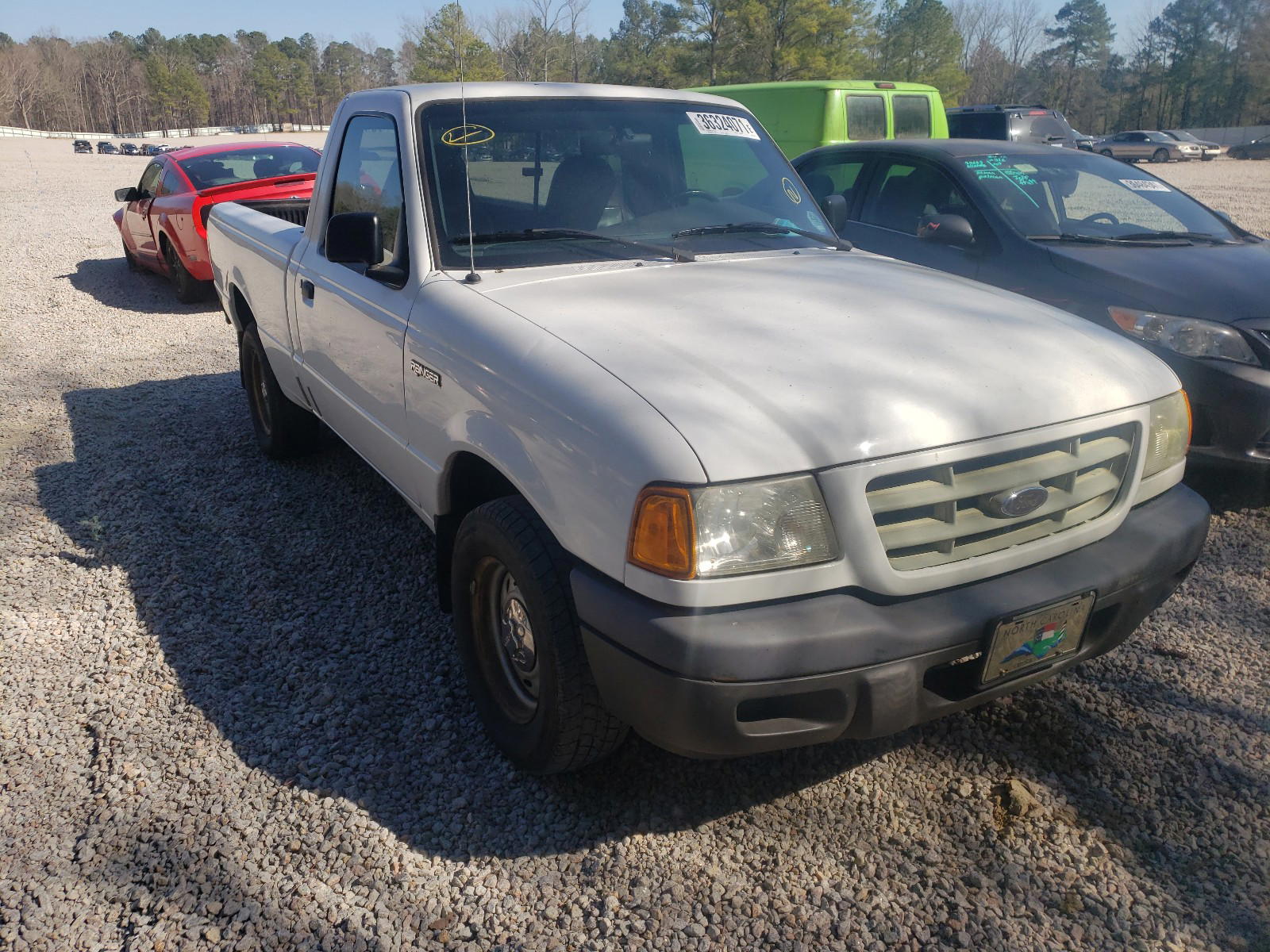 FORD RANGER 2002 with VIN 1FTYR10D02TA27069 - Photo from auction