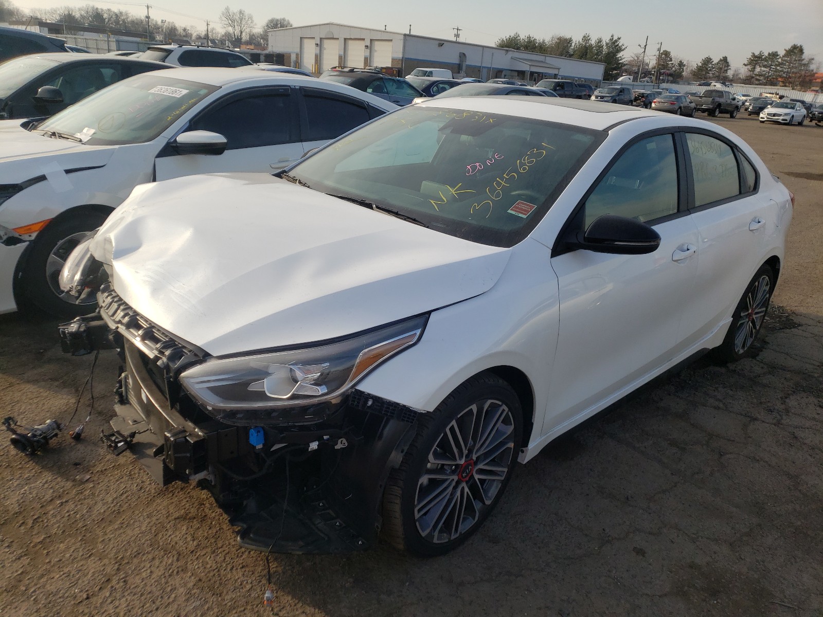 Photo 2 from auction – 2021 KIA FORTE GT with VIN 3KPF44AC3ME293744