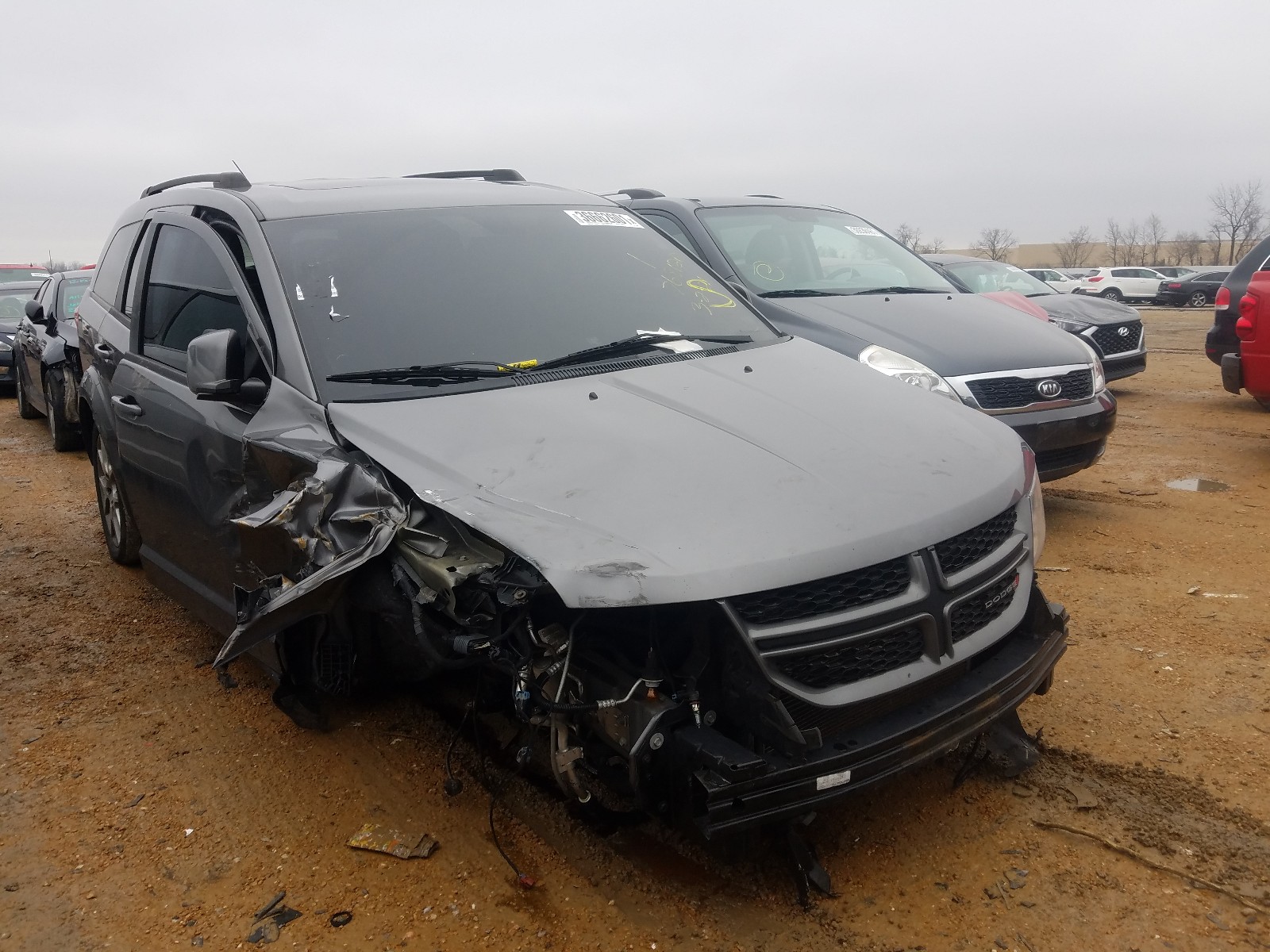 DODGE JOURNEY R/ 2013 with VIN 3C4PDDEGXDT519467 - Photo from auction