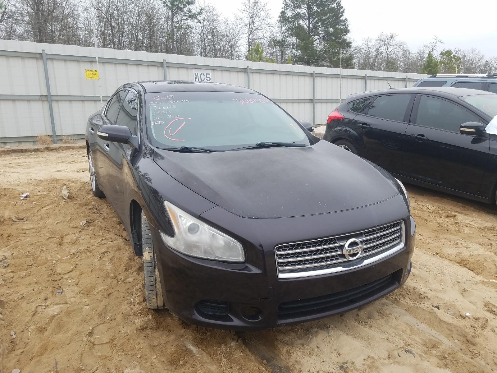 Photo 1 from auction – 2010 NISSAN MAXIMA S with VIN 1N4AA5AP5AC859827