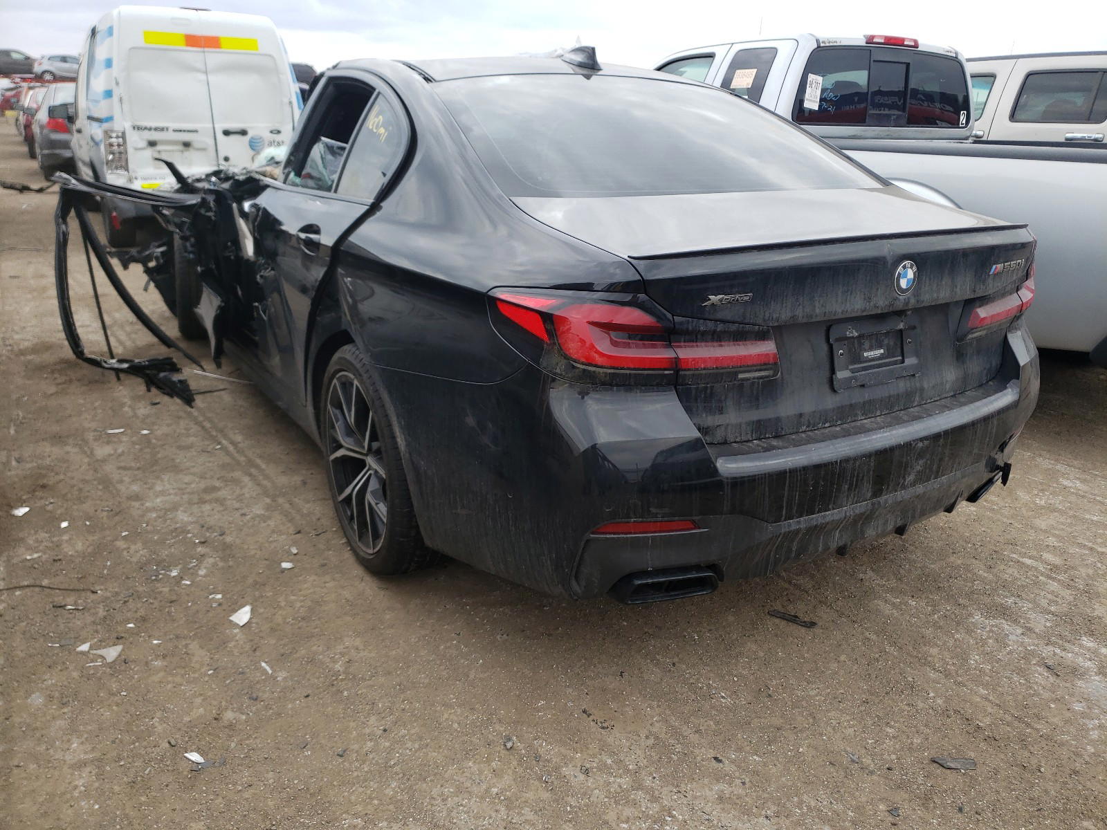 Photo 3 from auction – 2021 BMW M550XI with VIN WBA13BK01MCF08261