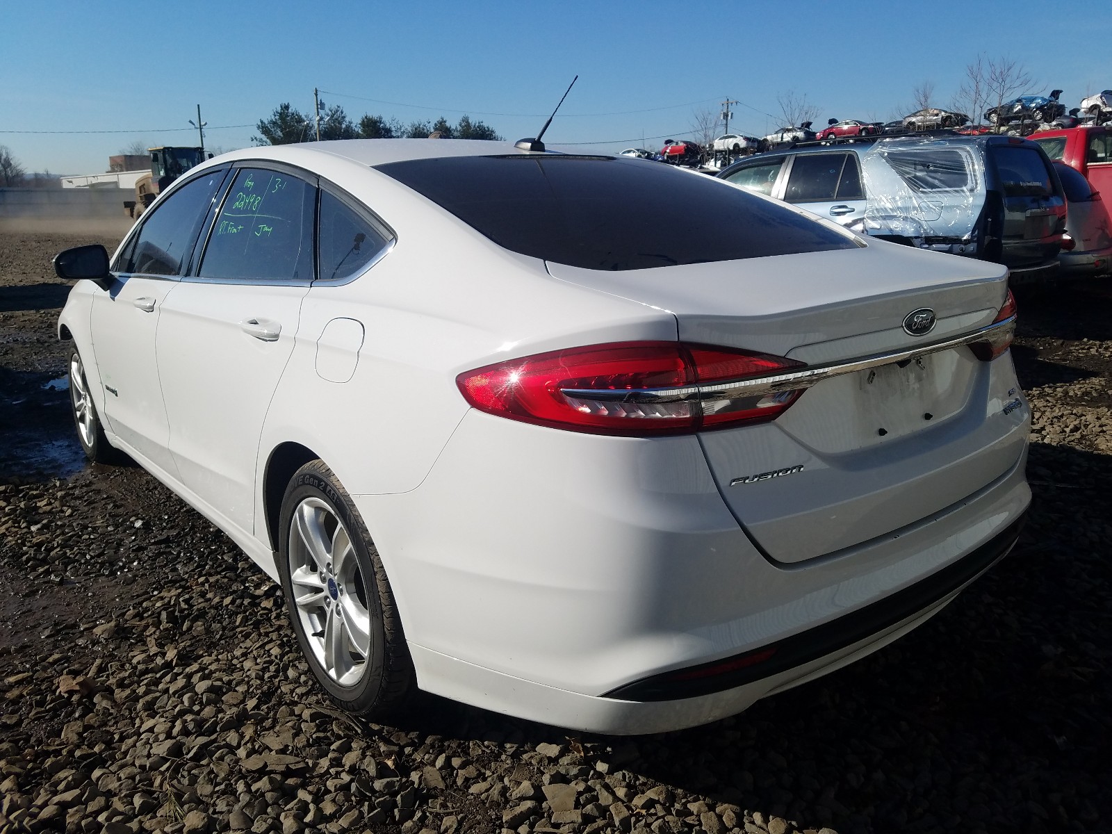 Photo 3 from auction – 2018 FORD FUSION SE with VIN 3FA6P0LU6JR235613
