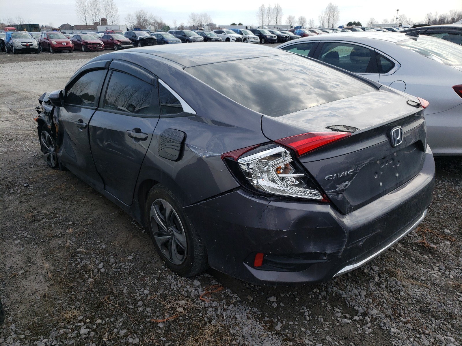 Photo 3 from auction – 2019 HONDA CIVIC LX with VIN 2HGFC2F56KH002058