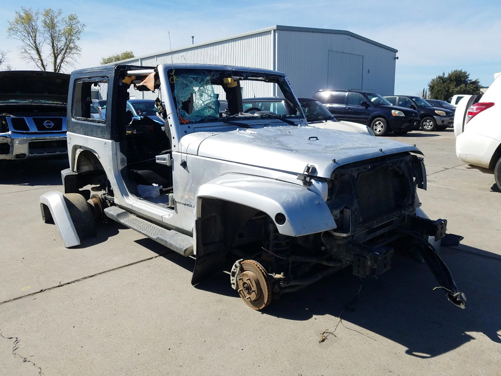 JEEP WRANGLER S 2007 with VIN 1J4FA54147L225127 - Photo from auction