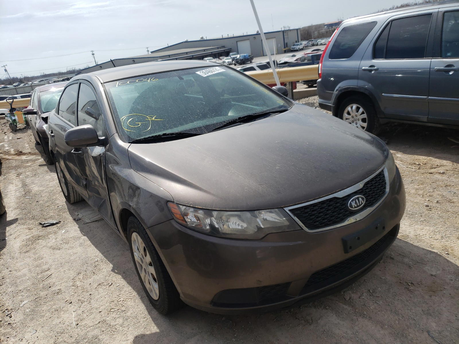 KIA FORTE EX 2013 with VIN KNAFU4A20D5700046 - Photo from auction