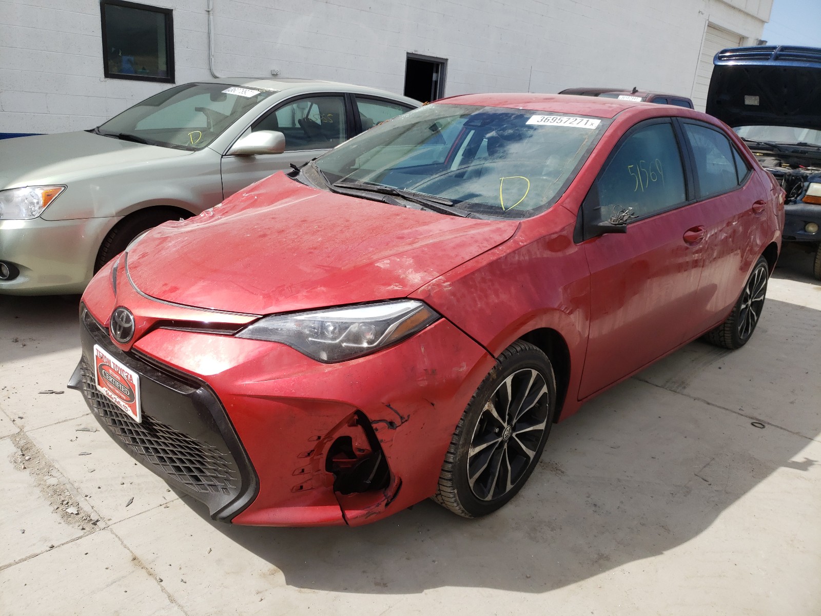 Photo 2 from auction – 2018 TOYOTA COROLLA L with VIN 2T1BURHEXJC984363